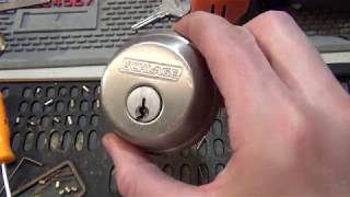 (277) Schlage Deadbolt Picked & Rekeyed