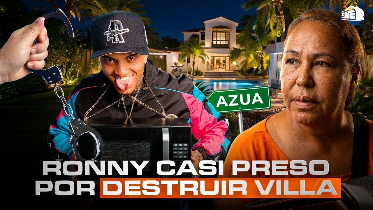 RONNY GTA CON UN PIE EN LA CÁRCEL POR DESTRUIR VILLA EN AZUA