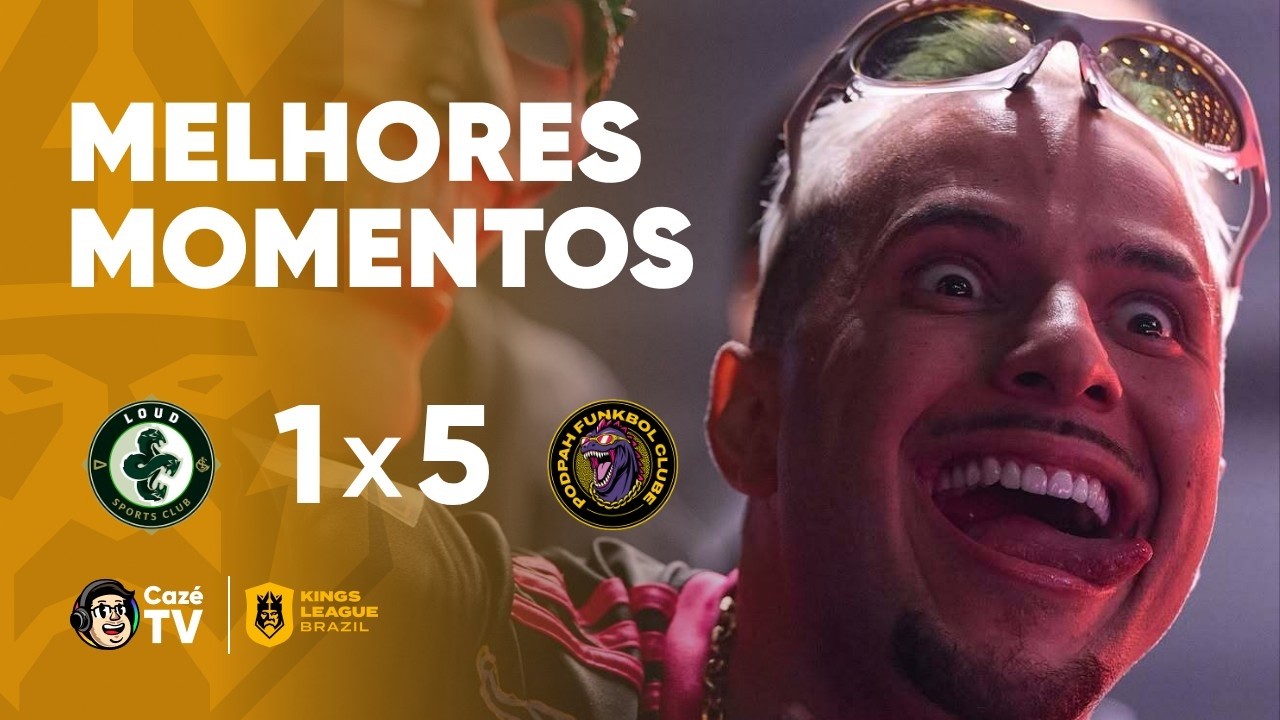 MELHORES MOMENTOS: LOUD SC 1 X 5 PODPAH FUNKBOL | KINGS LEAGUE BRAZIL 2026 | QUARTAS DE FINAL