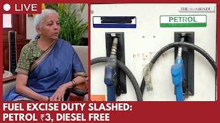 Download lagu Fuel Relief: FM Nirmala Sitharaman cuts excise duty on petrol to ₹3, diesel duty to zero mp3