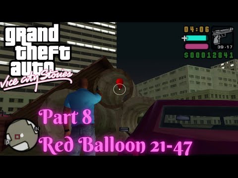 Grand Theft Auto Vice City Stories PSP 100% Walkthrough Part 8 | Red Balloon 21-47