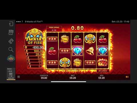 9 mask’s of fire free spins bonus