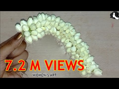 How to Make Jasmine Flower Garland