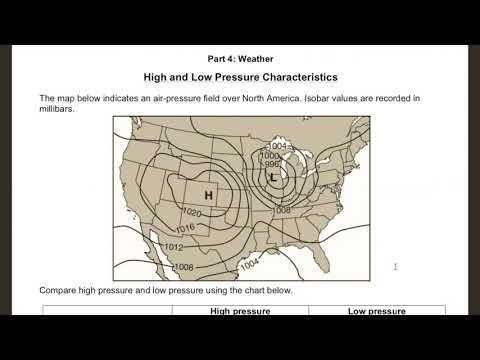 Earth Science - Weather Workbook Explained