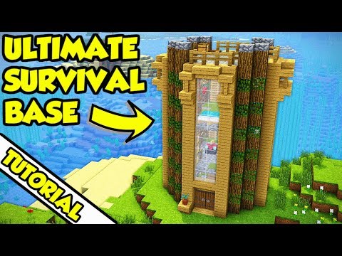 Minecraft Easy Full Survival Base House Tutorial (How to Build Guide) Video
