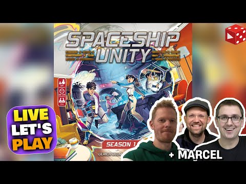 Spaceship Unity - Season 1 - Episode 1 - Live Let's Play mit Steph, Marcel, Flo & Ben