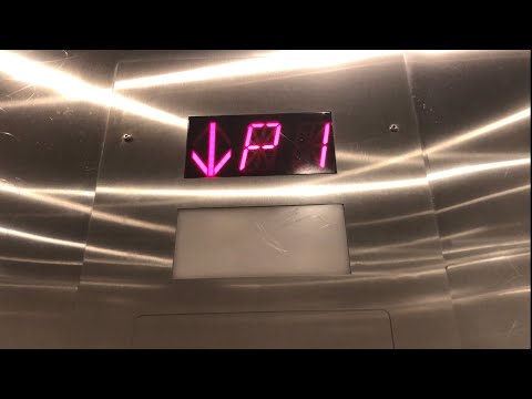 Modernized 1972 Otis Lexan hydraulic Parking Elevators at 805 W Broadway - Vancouver BC