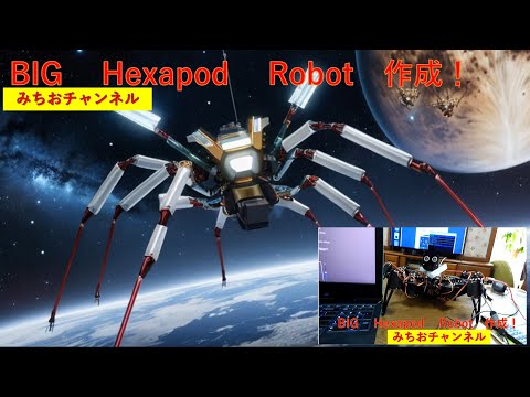 学校教育課程 AIロボット作ってみよう！AI搭載BIG  Hexapod ROBOTを使い，PYTHONを使ったプログラムで，スパイダーロボットを動かします。IT技術者になりたい人，プログラマーになりたい人必見！