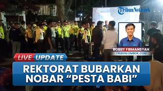 Nobar 'Pesta Babi' di Unram Dibubarkan Paksa, Wakil Rektor Minta Nonton Sepakbola: demi Kondusifitas