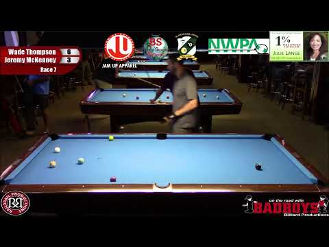 2019 Spokane 9-Ball Open   Wade Thompson vs Jeremy McKenney