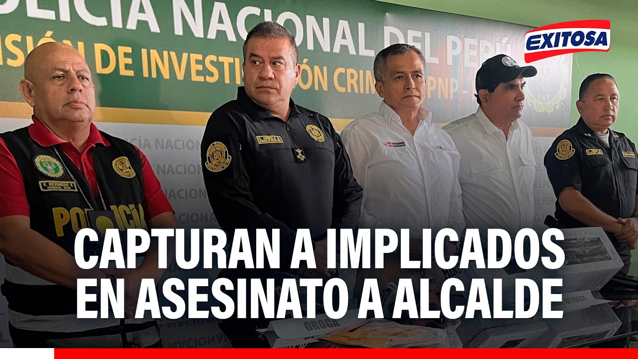 🔴🔵Ministro del Interior informó sobre la captura de los presuntos implicados