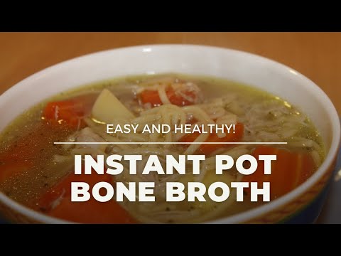 Bone Broth Recipe in instant pot | Fast bone broth! |...