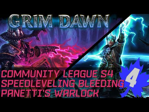[HC] Grim Dawn S4 Speedleveling - Warlock bleeding Panetti, level 1 to 94 in 6h