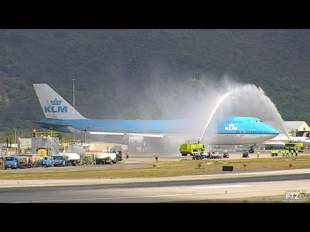 KLM 747 – Final Visit to St. Maarten (SXM) on 10/28/2016