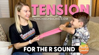 Tongue TENSION for the R Sound by Peachie Speechie