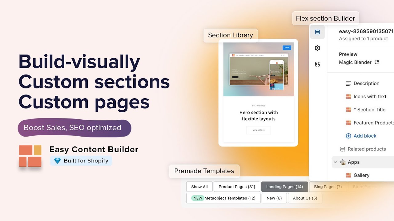 Posstack Easy Content Builder Demo
