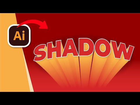 Make Shadow Text Effect Blend tool in illustrator