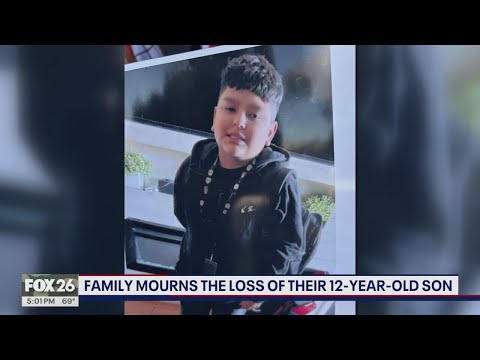 Family mourns drowning of 12-year-old son