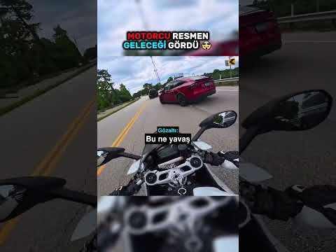 Motorcu Geleceği Gördü Kaza Oldu 😲 #shorts