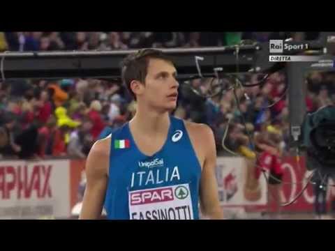 Campionati Europei di Zurigo - Finale salto in alto uomini - Marco Fassinotti