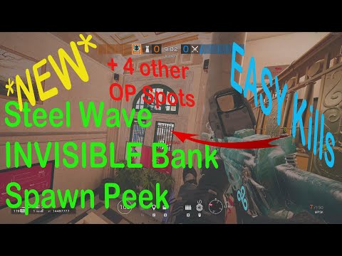 New *INVISIBLE* Steel Wave BANK SPAWN PEEK + 4 Other CRAZY spots for EASY KILLS (In under 4 minutes)
