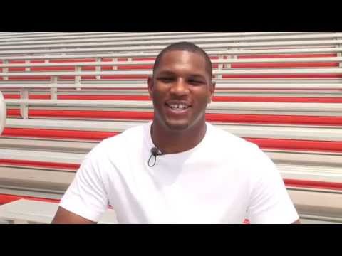 Isaac Redman speaks to Brandon Gilbert