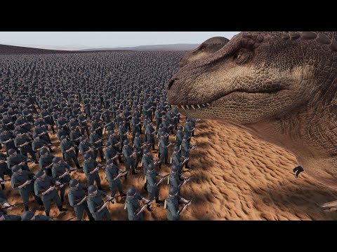 1.000.000 SOLDIERS VS 100.000 T-REX - ULTIMATE EPIC BATTLE SIMULATOR 2 - UEBS 2