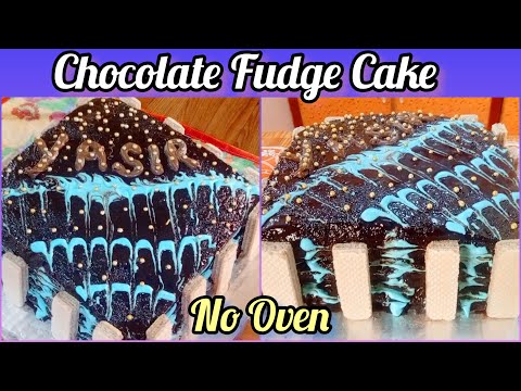 Chocolate Fudge Cake (Without Oven) By Areeba Food & Vlogs