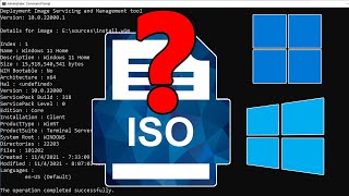 How to Find the Windows Version, Build and Edition Etc. associated with an ISO Image File