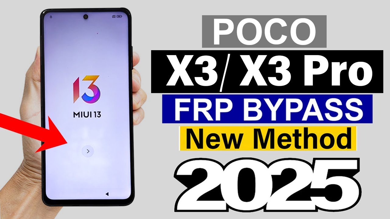 POCO X3/ X3 Pro - Google/ FRP Bypass | 100% Working New Method (Without Pc)