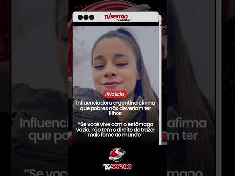 Influenciadora gera revolta ao sugerir que pessoas pobres não deveriam ter filhos