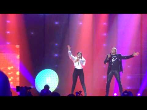 ESCKAZ in Kyiv: Valentina Monetta & Jimmie Wilson (San Marino) - Spirit of the Night Dress rehearsal