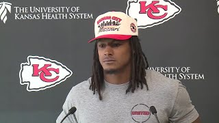 Chiefs running back Isiah Pacheco talks about rushing attack, game against Washington