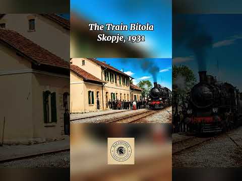 The train Bitola - Skopje 1931 #balkanhistory #macedonian #macedoniapast #bitola