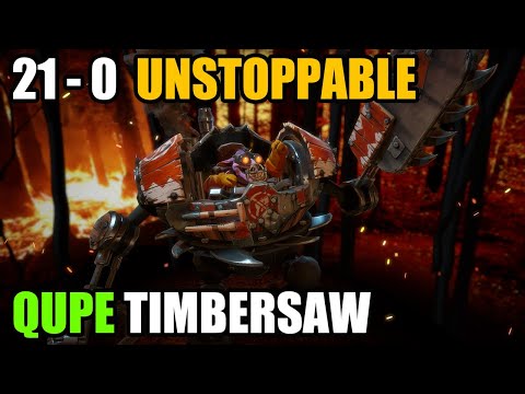 Qupe 21- 0 Unstoppable Timbersaw - Dota 2