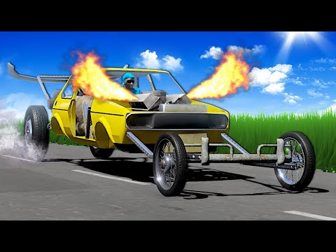 I Built the FASTEST DRAGSTER in the Long Drive!