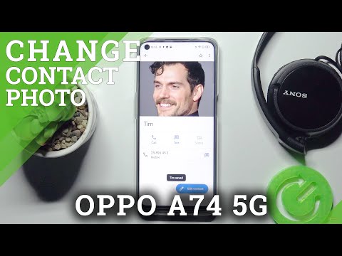 How to Add Photo to Contact on OPPO A74 5G – Photo Contact