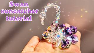 How to Make a Swan Suncatcher 🦢