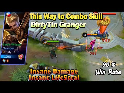 Maniac! Granger 90% WinRate , Carry Game But Not Lucky - Top 1 Global Granger by D̶irty̶T̶in̶ -