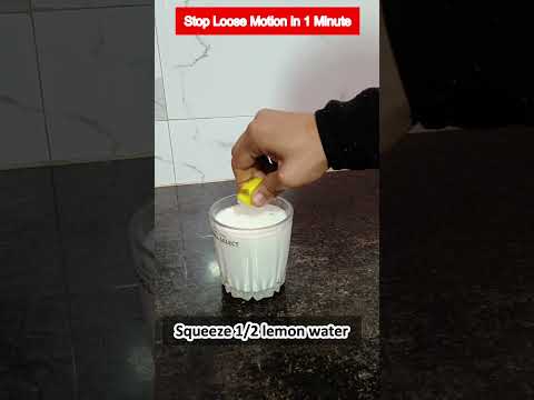 How to Stop Loose Motion in 1 Minute #shorts #stoploosemotion #howtostoploosemotion