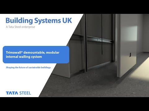 Building Systems UK's Trimawall® demountable, modular internal walling system.