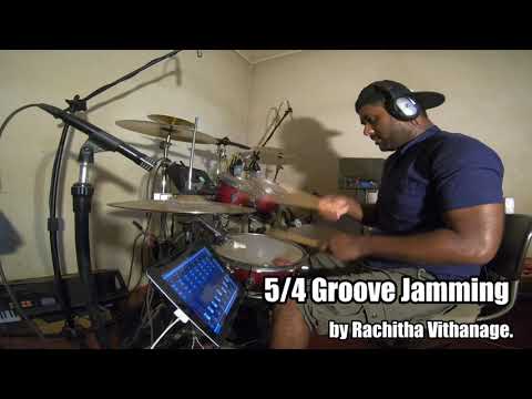 5/4 Funk Groove Jamming by Rachitha Vithanage .[Rachi Watz}
