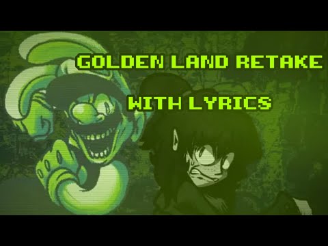 Golden Land RETAKE With Lyrics|Friday Night Funkin Mario Madness|FT:@Jelly_Arata