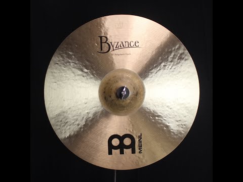 Meinl 19" Byzance Traditional Polyphonic Crash - 1605g (video demo) image 2
