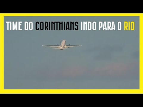 737 COM O TIME DO CORINTHIANS INDO PARA O RIO DE JANEIRO