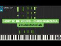 How To Be Yours - Chris Renzema (Piano Tutorial)