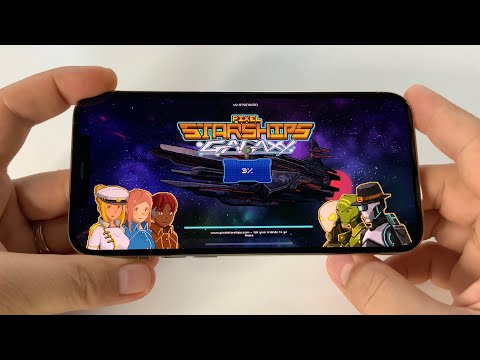 Pixel Starships | iPhone 12 Pro Max gameplay