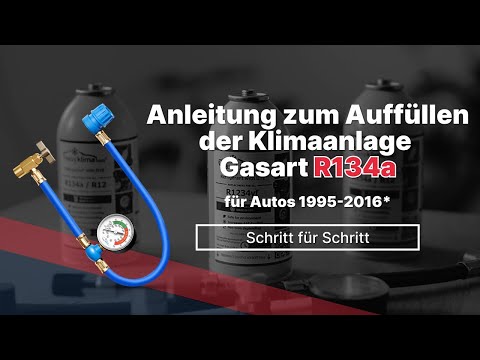 Wie man die Klimaanlage in einem Auto mit R134a selbst repariert.