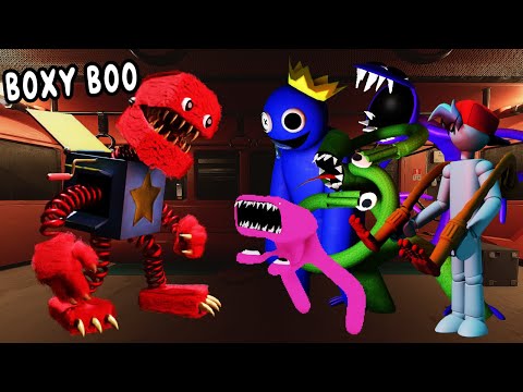 Boxy Boo (Project Playtime) VS Rainbow Friends in Friday Night Funkin (NEW SONG)