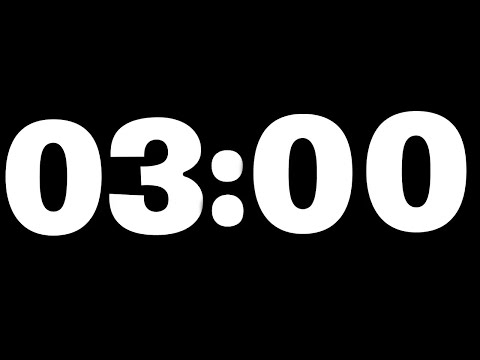 ⏳✨ ¡Temporizador de 3 Minutos! | Cuenta Atrás Rápida y Efectiva con Alarma 🔔